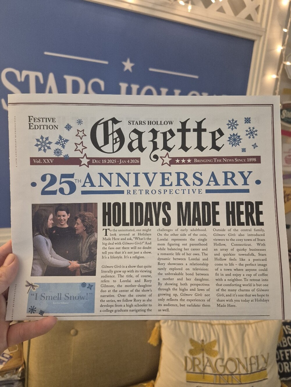 Stars Hollow Gazette Newspaper Gilmore Girls